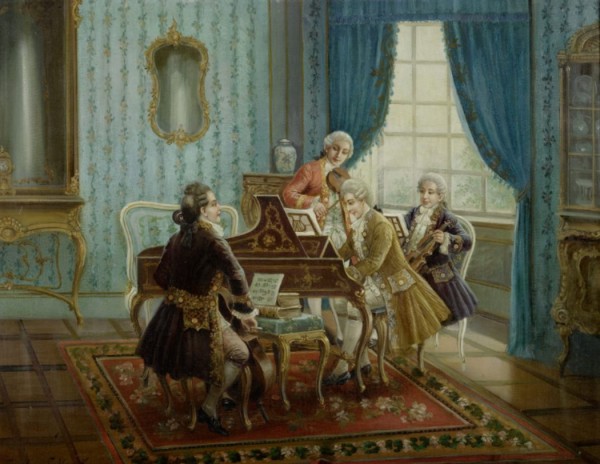 People learning to play the piano by Stephan Sedlacek